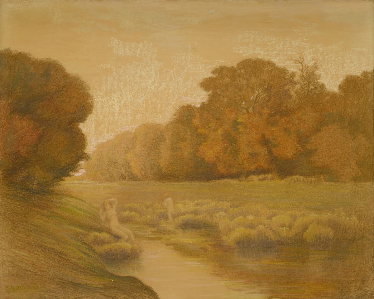 Nymphs by a Stream