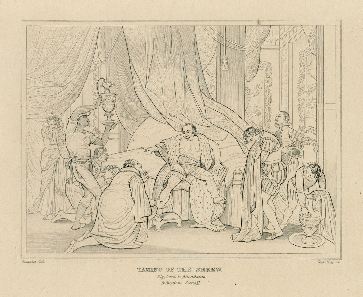Taming of the shrew Sly lord attendants induction scene II 19th century