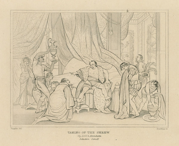 Taming of the shrew Sly lord attendants induction scene II 19th century