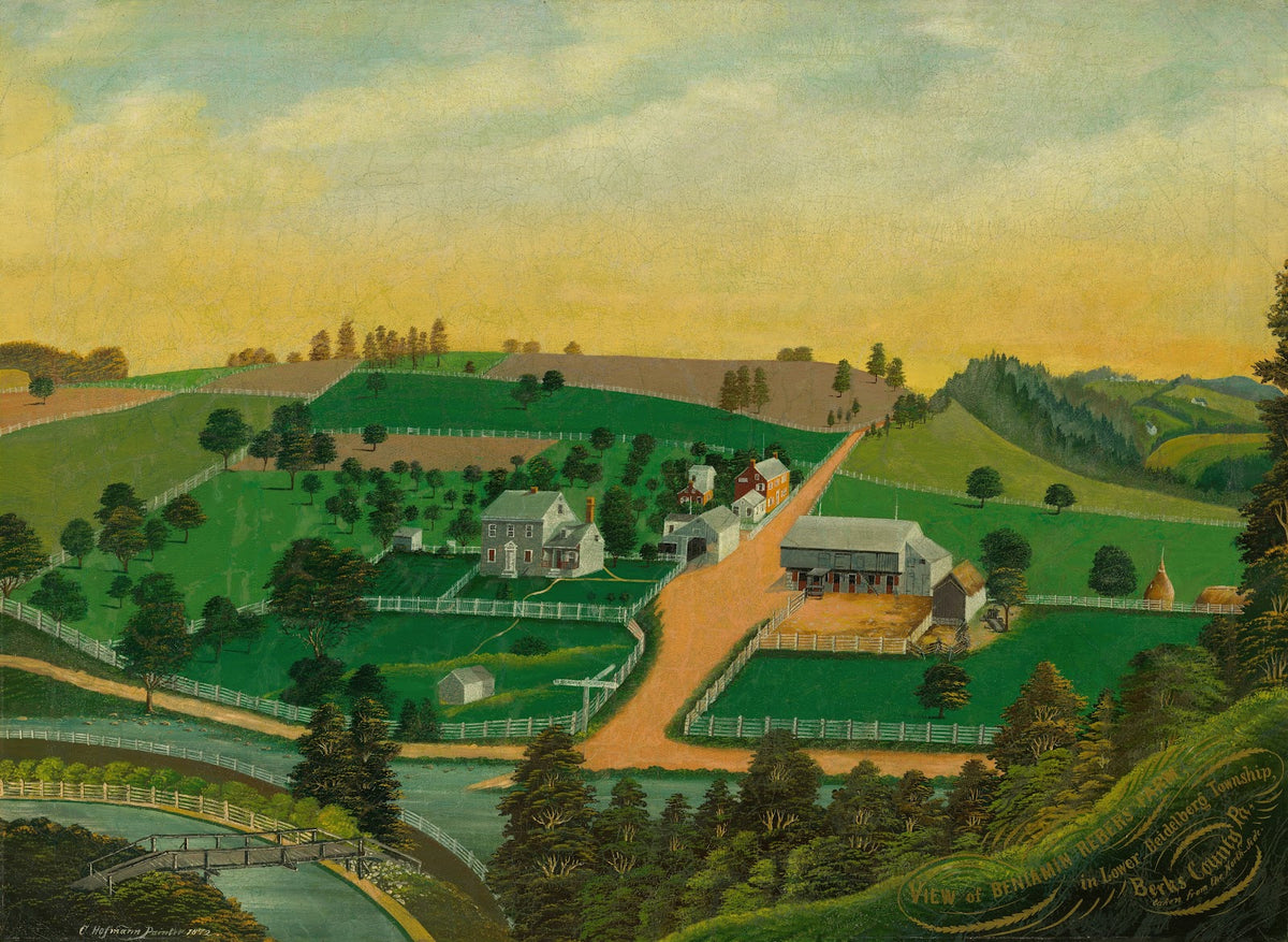 View of Benjamin Rebers Farm 1872