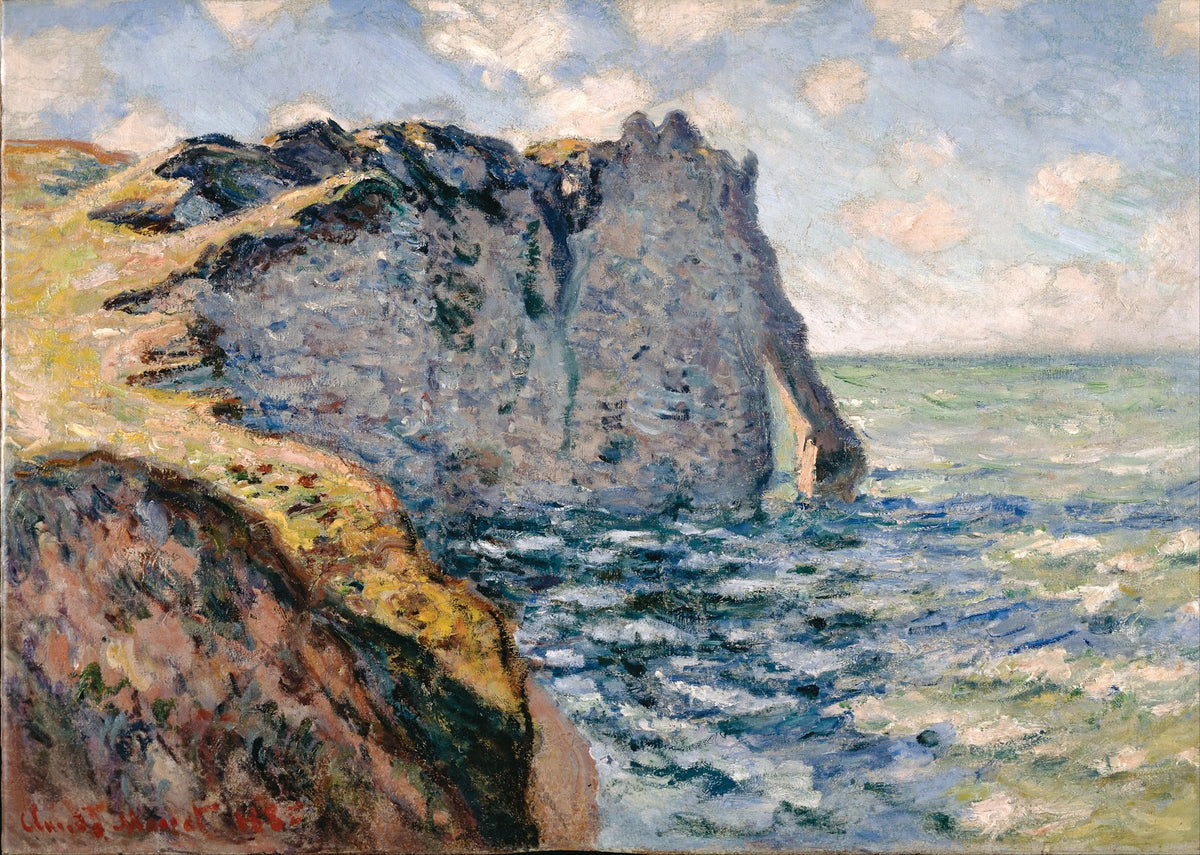 The Cliff of Aval Etrétat 1885
