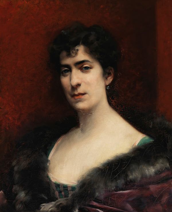 Portrait Of Baroness Delort De Gléon 1875 1900