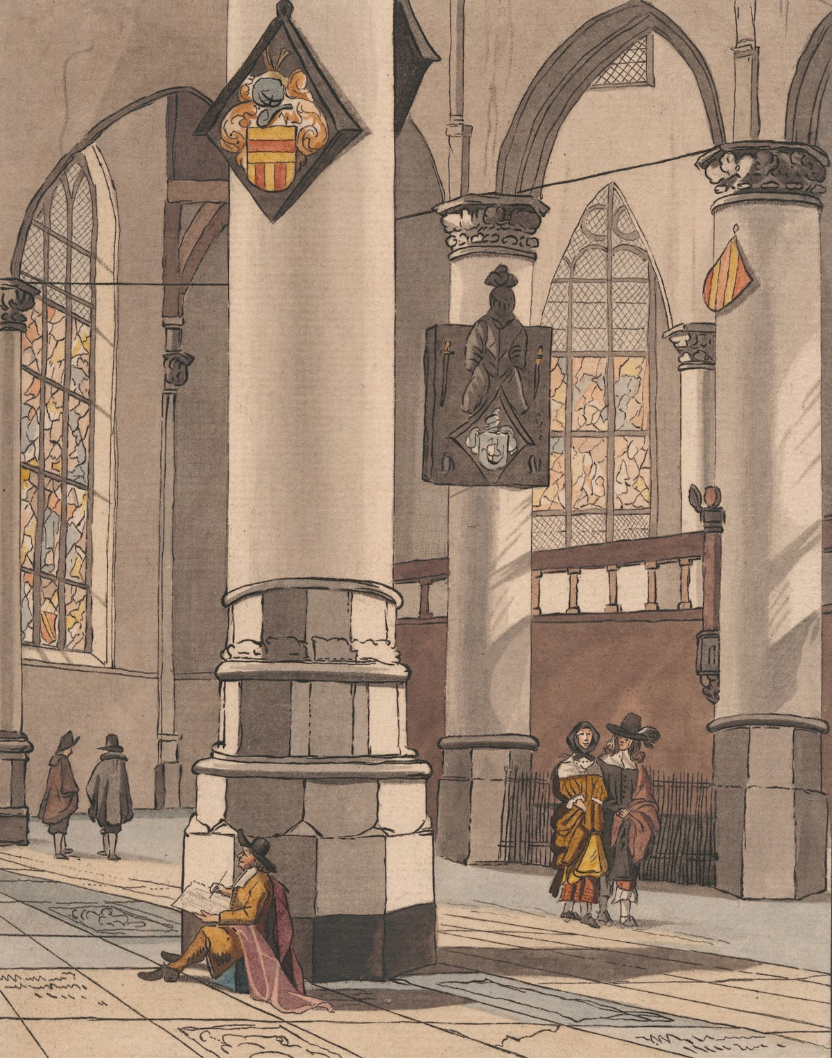 Church Interior after Pieter Saenredam