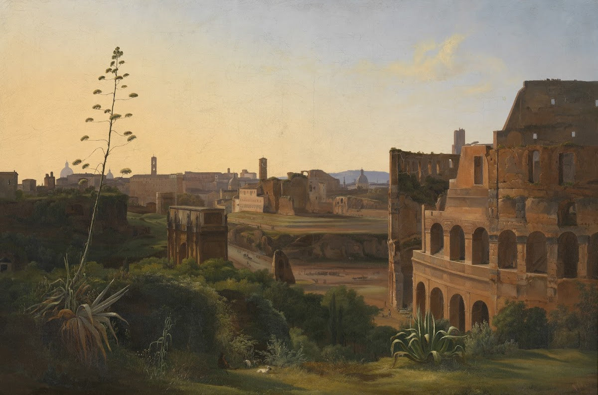 View of the Colosseum in Rome 1837