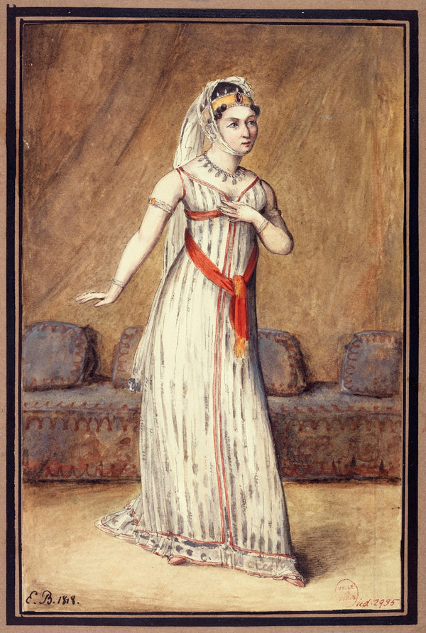 Mademoiselle Volnays actrice 1818