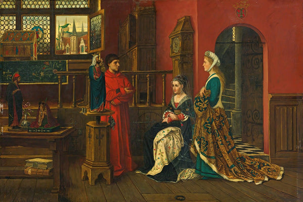 Queen with lady in waiting