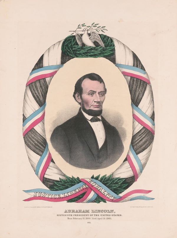Abraham Lincoln sixteenth President of the United States Born February 12 1809 D