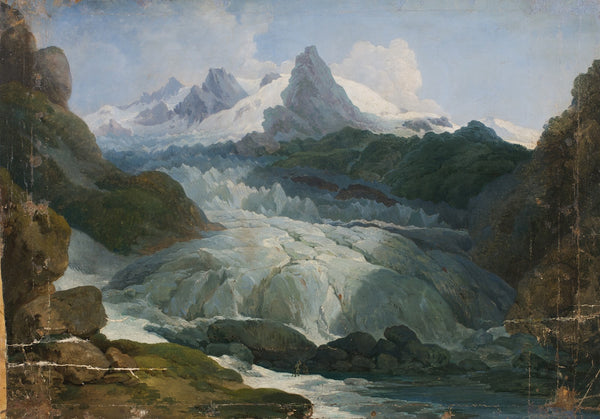 Der Rhônegletscher 1854