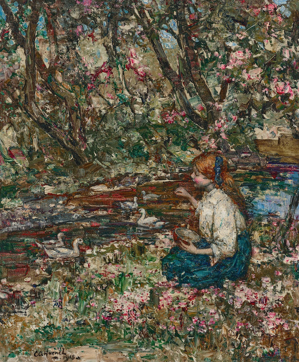 Feeding the Ducks 1918