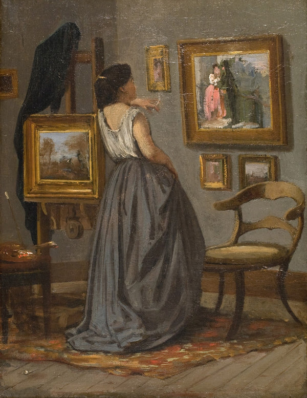 A Lady in the Studio 1863 1867