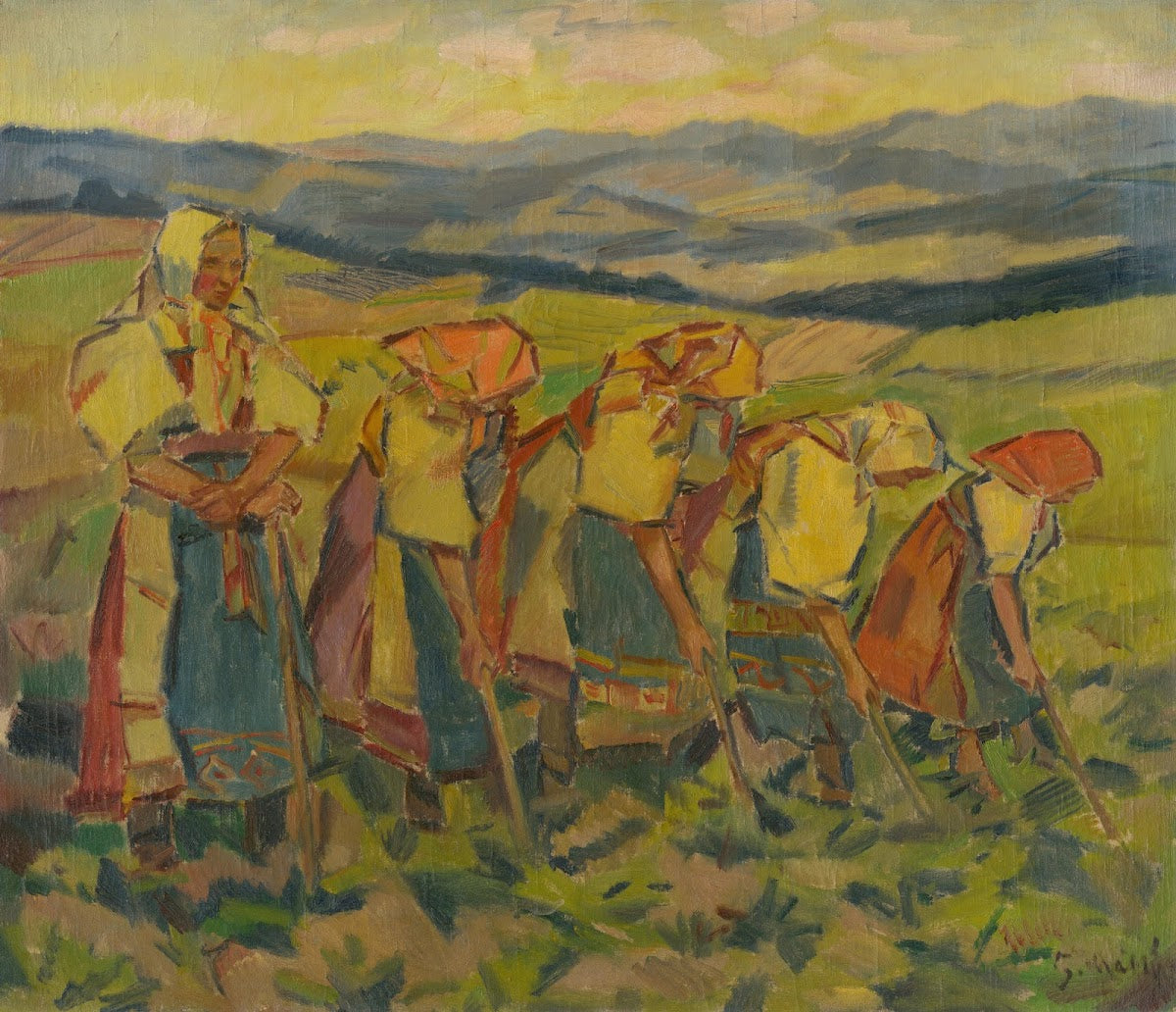 Okopávačky Ženy na poli 19361938