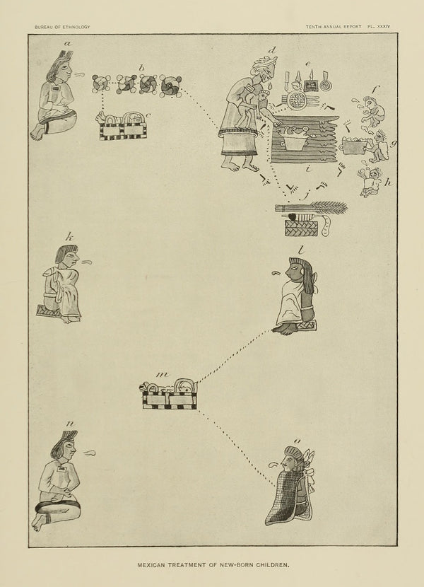 Mexican treatment of New born Children 1894