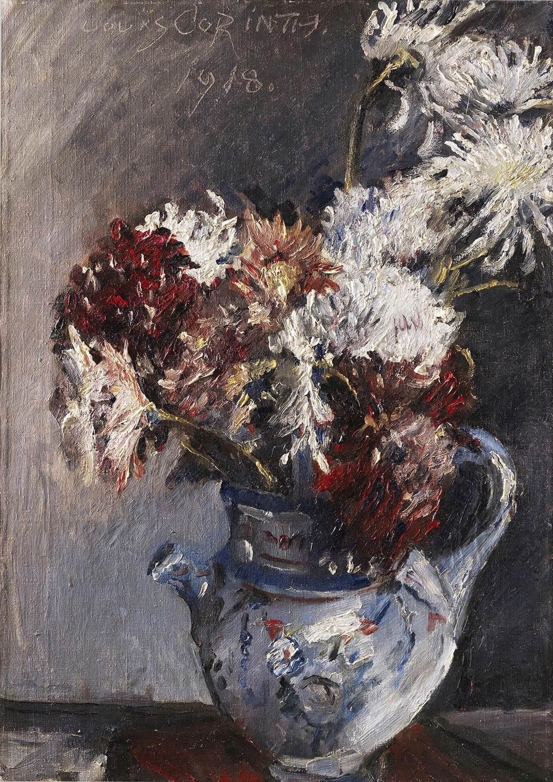 Chrysanthemen im Krug 1918