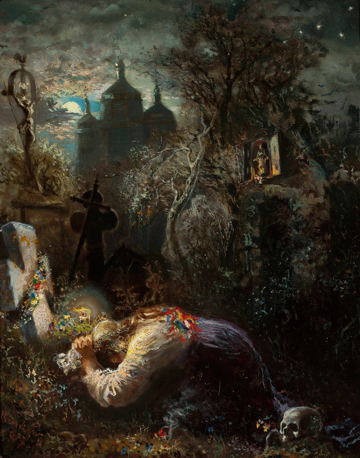 At the grave of an insurgent 1877