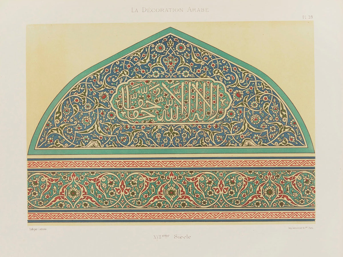 La Décoration arabe Pl32 1860s 1880s