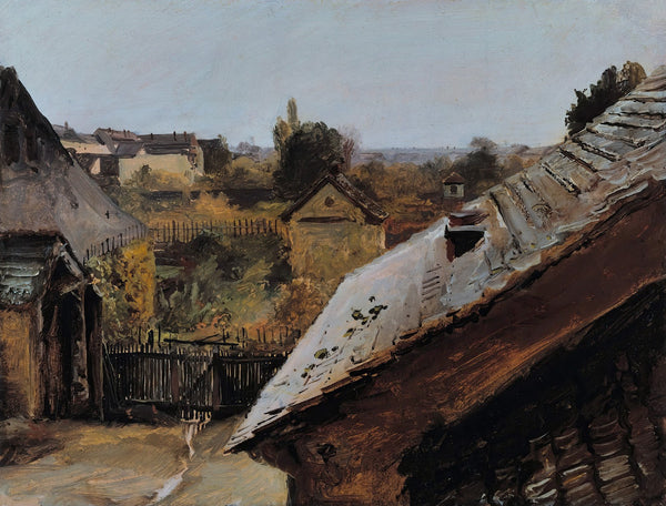 View of Roofs and Gardens circa 1835