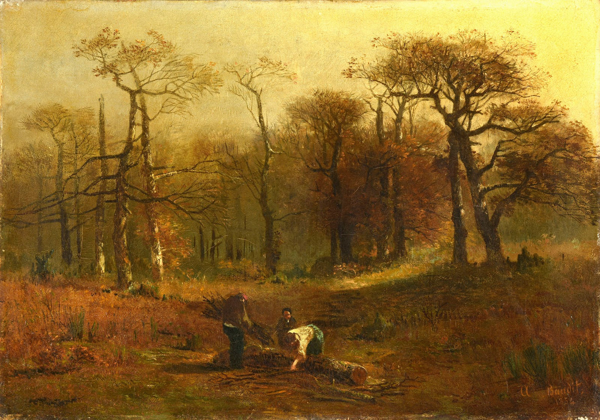 Coupée dans un bois 1854 1855