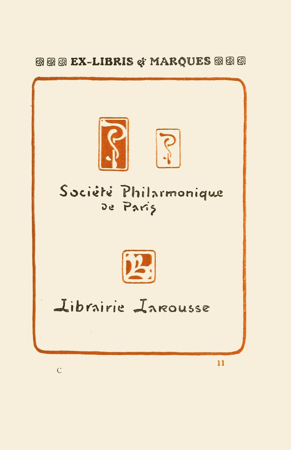 Le second livre des monogrammes, marques, cachets et es libris PL.09