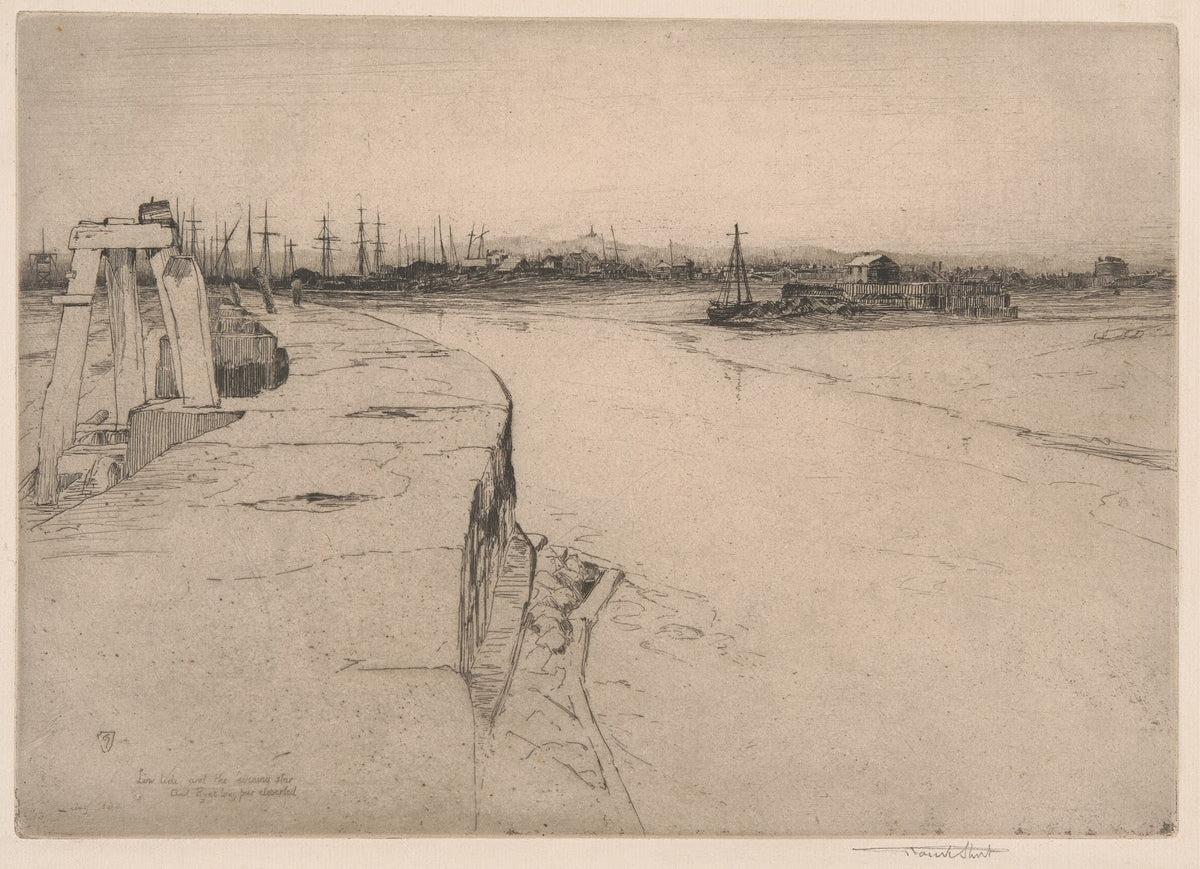 Low Tide and Evening Star 1888