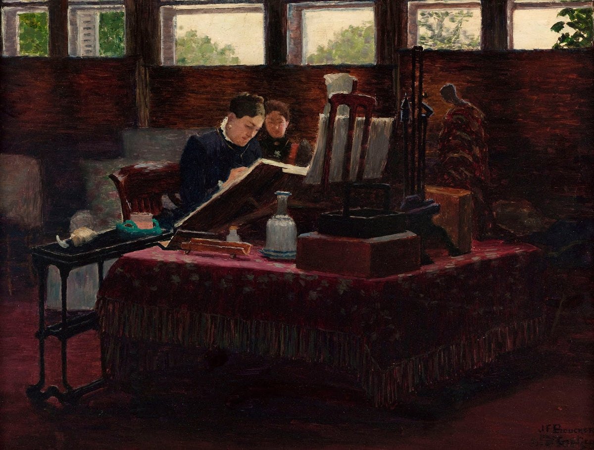 La Princesse Mathilde dans son atelier de St Gratien 1896