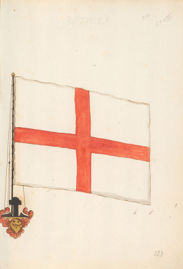 Flag of Genoa 1667 1670