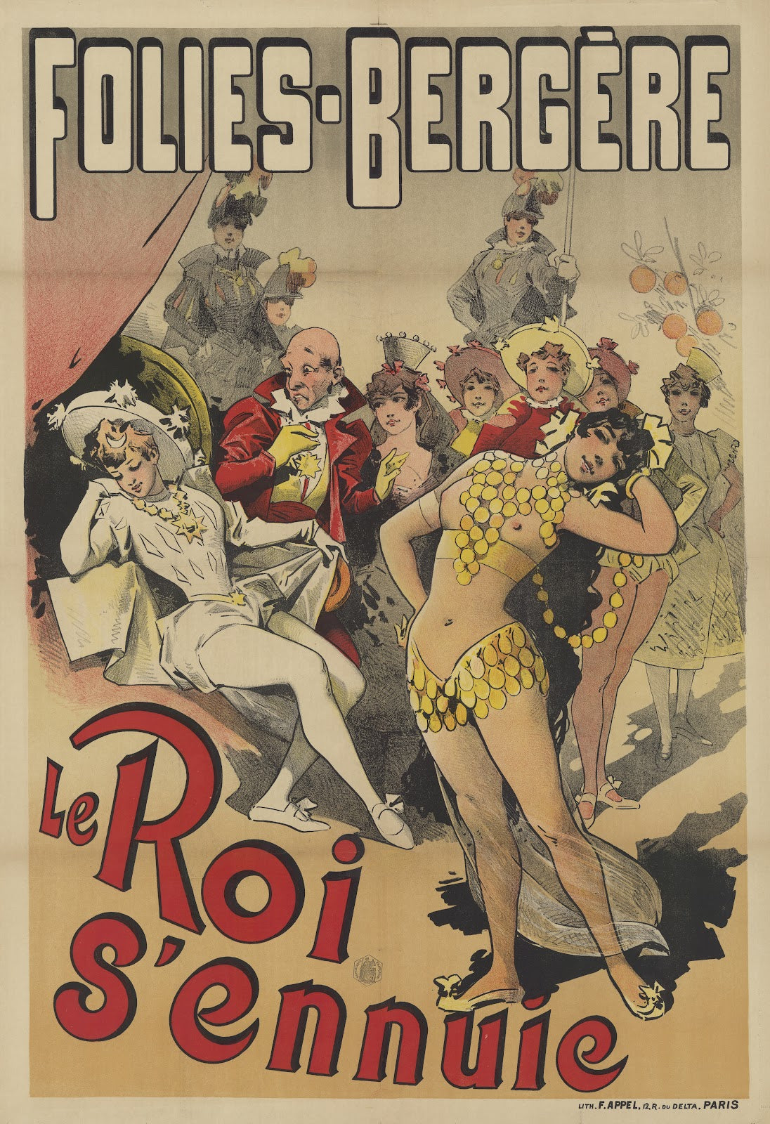 Folies Bergère Le Roi sennuie 1890