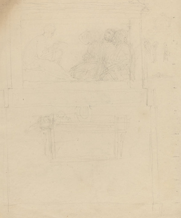 Designs for a Monument to Sir William Jones recto and verso probably c 1796 1798