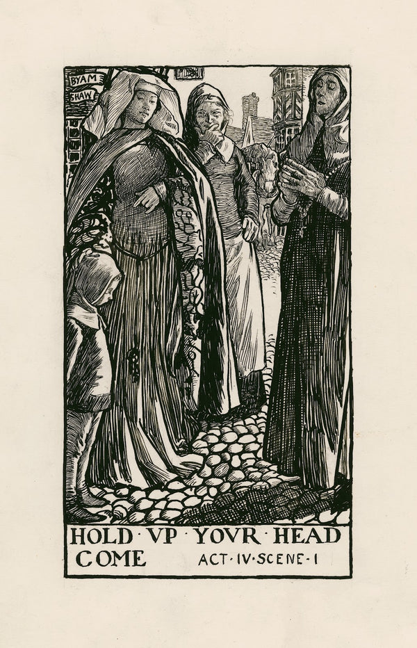 Merry wives of Windsor Hold up your head come Act IV Scene I 1900