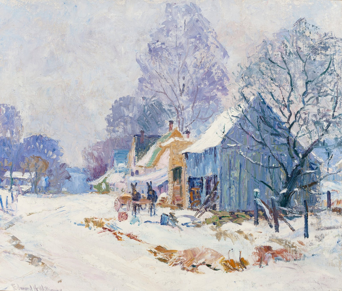 Brown County Homestead in Winter circa 1920