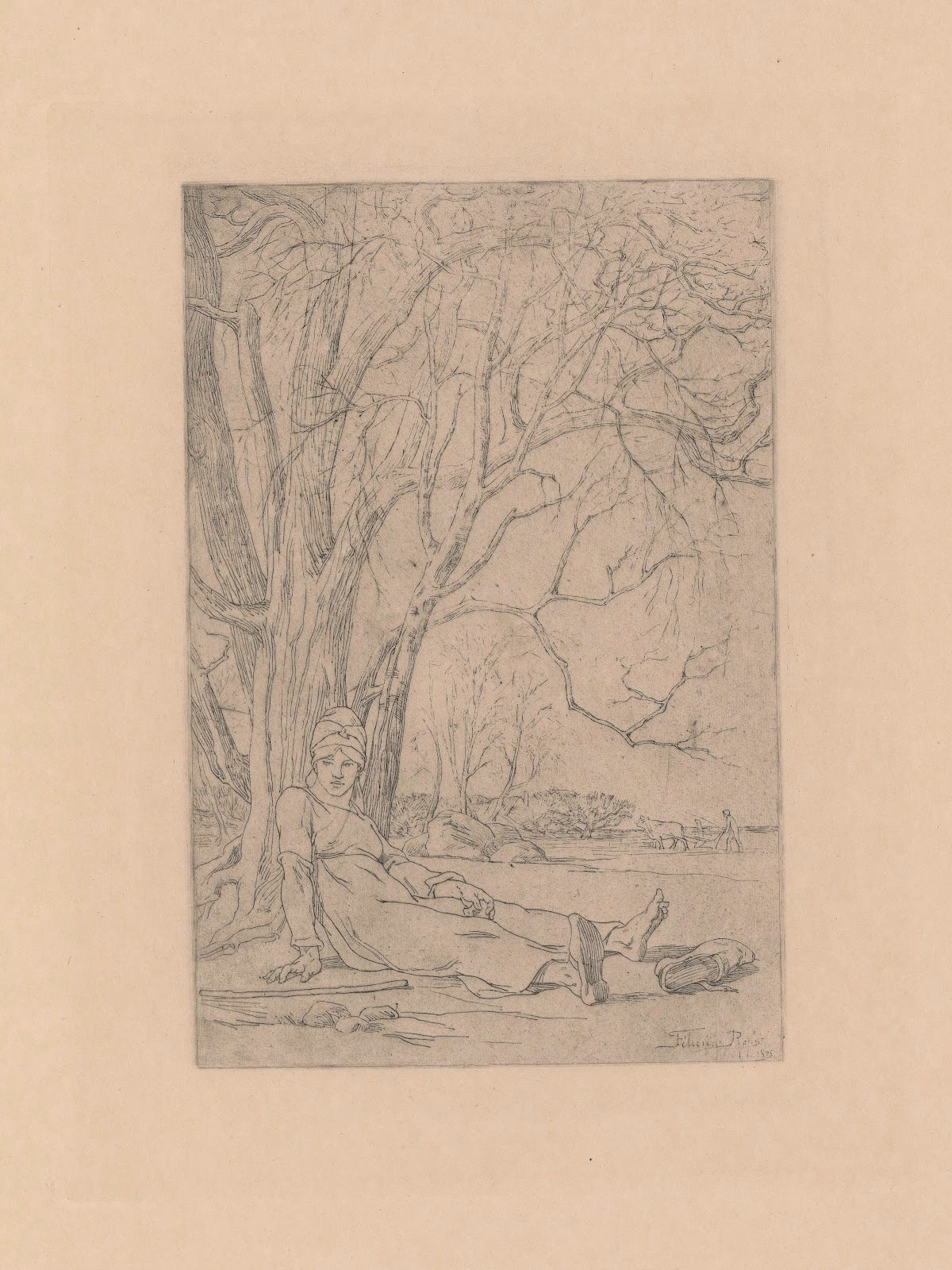 Les champs 1875