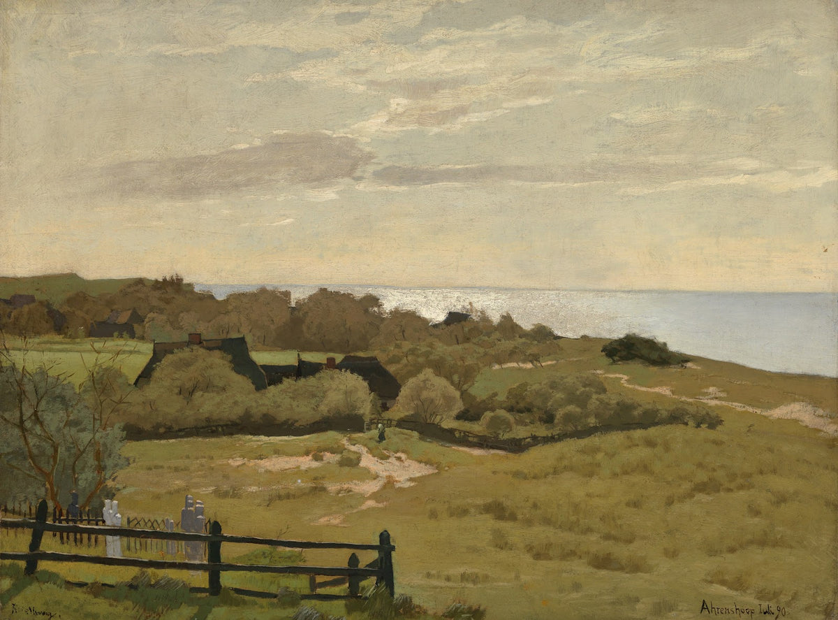 Friedhof in Ahrenshoop 1890