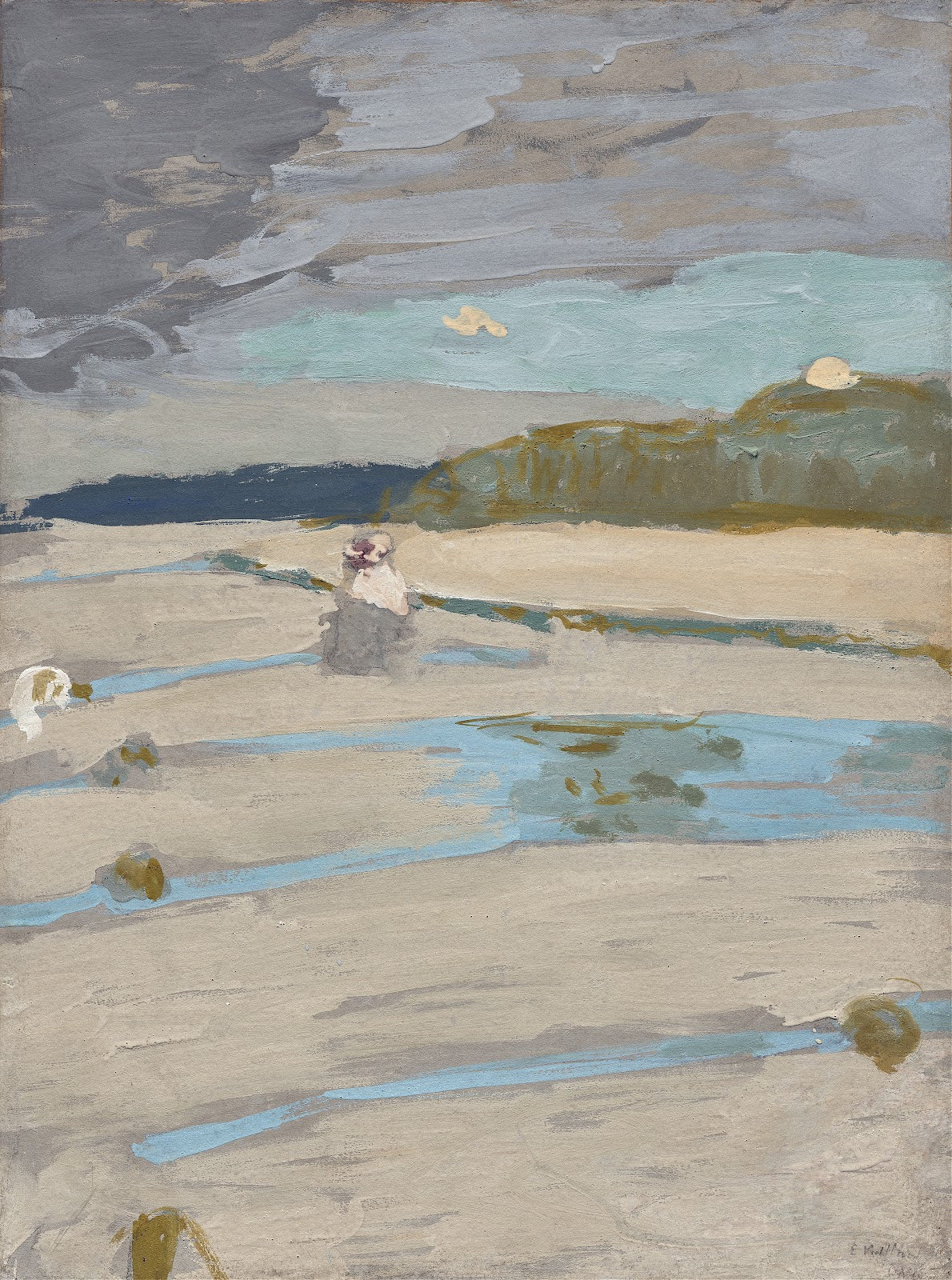 The Beach at Saint Jacut 1909