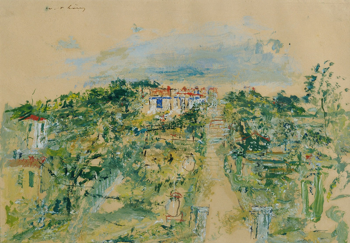 Straße in Sanary sur Mer 1933 1936