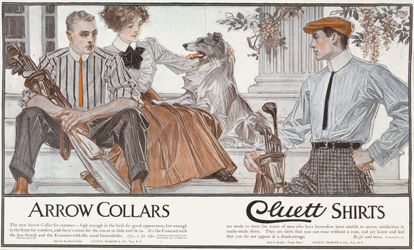Arrow collars Cluett shirts 1895   1917
