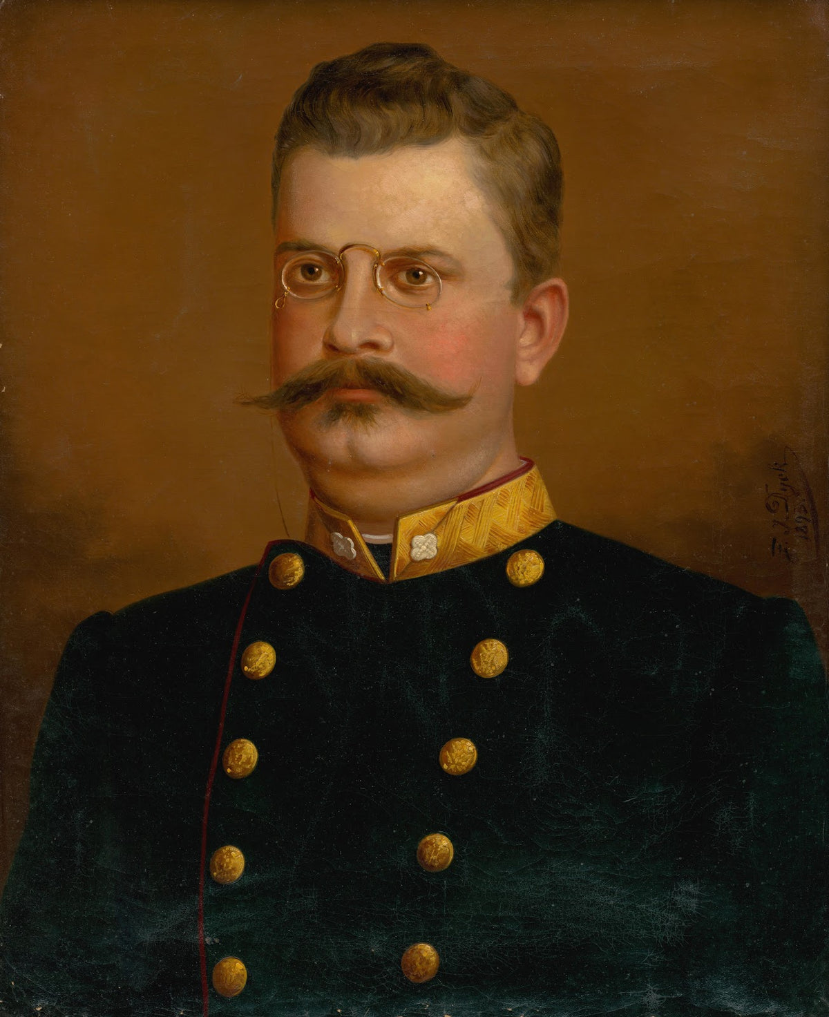 Portrait of a Man in Uniform 1893