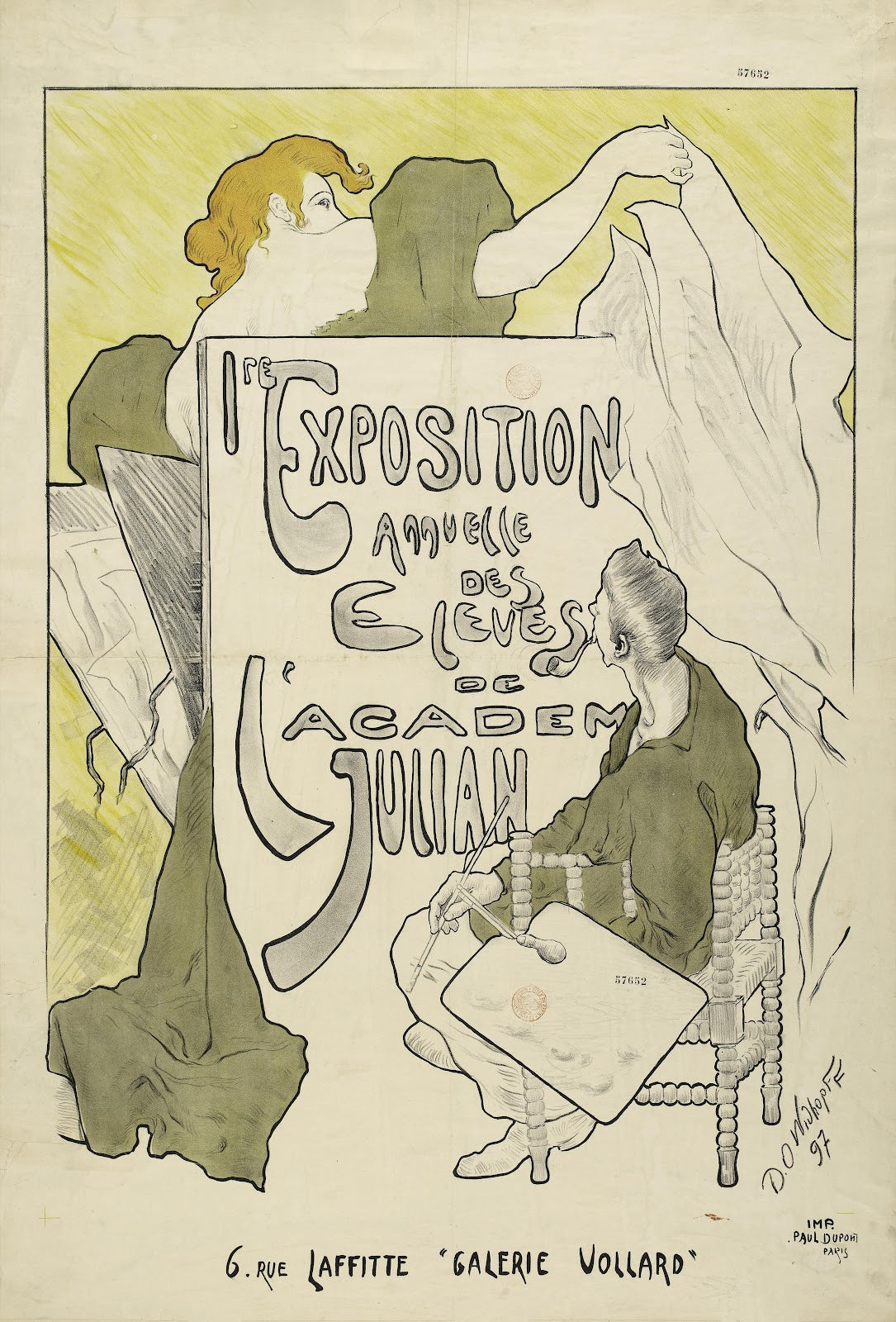 1ère exposition annuelle des élèves de lAcadémie Julian Galerie Vollard 1897
