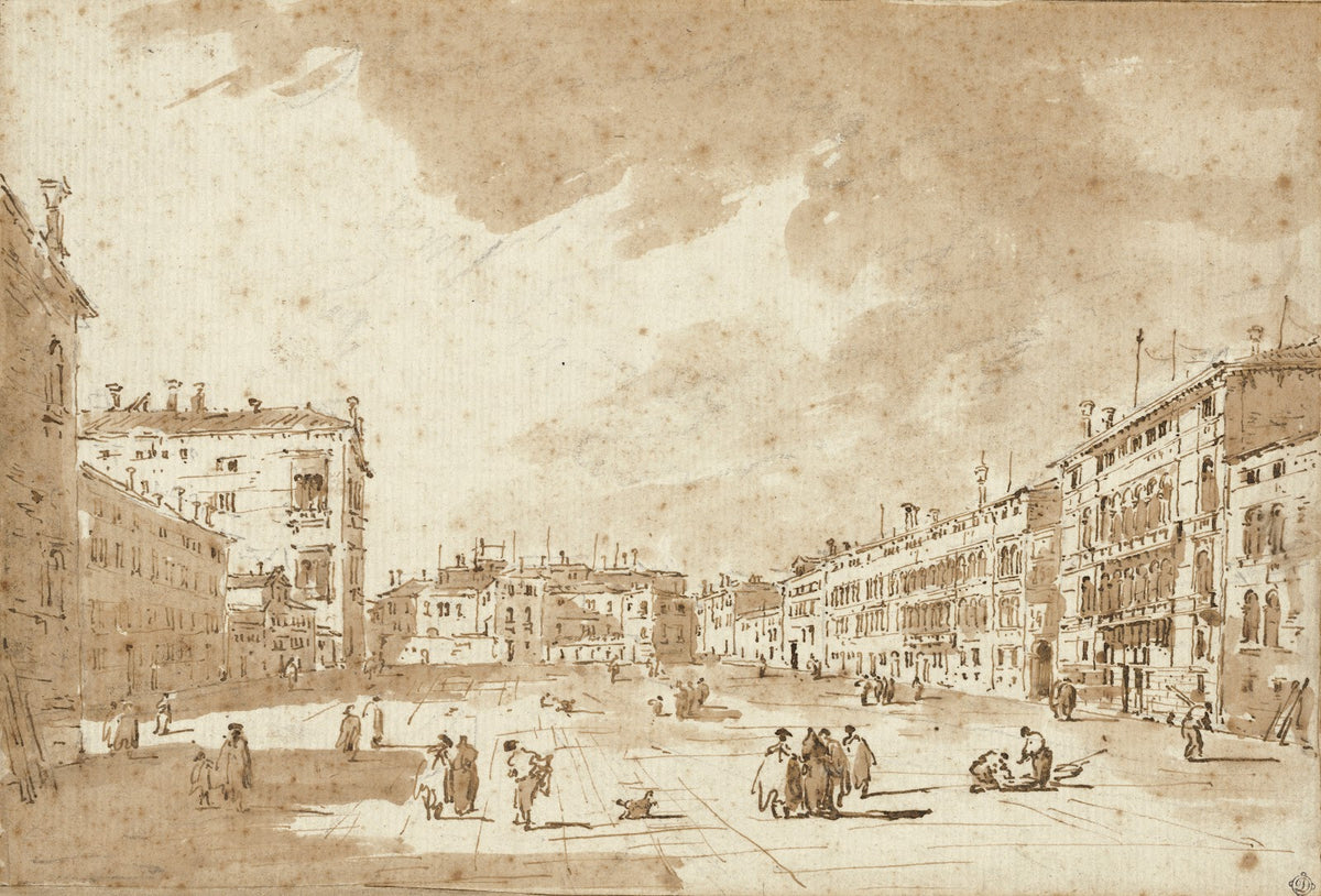 View of Campo S Polo 1790