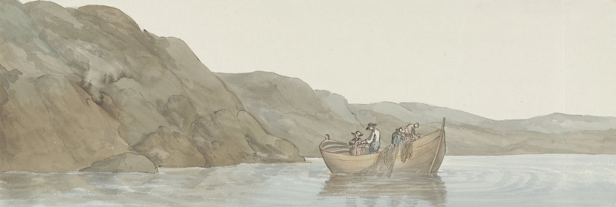 Gezicht op Kaap Paceco in Calabrië nabij de stad Scilla 1778