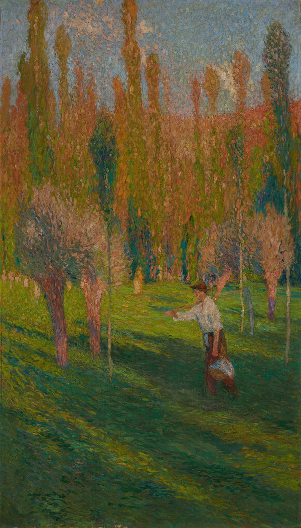 Faucheur rentrant du travail Le Moissonneur 1897 1905