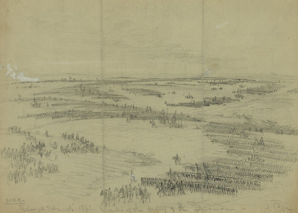 Review at Falmouth 1863 Infantry of the Army of the Potomac 1863