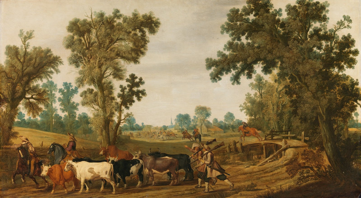 A Raid on a Village 1628