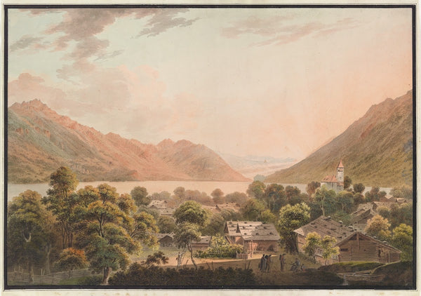 Brienz et le lac de Brienz vers Interlaken