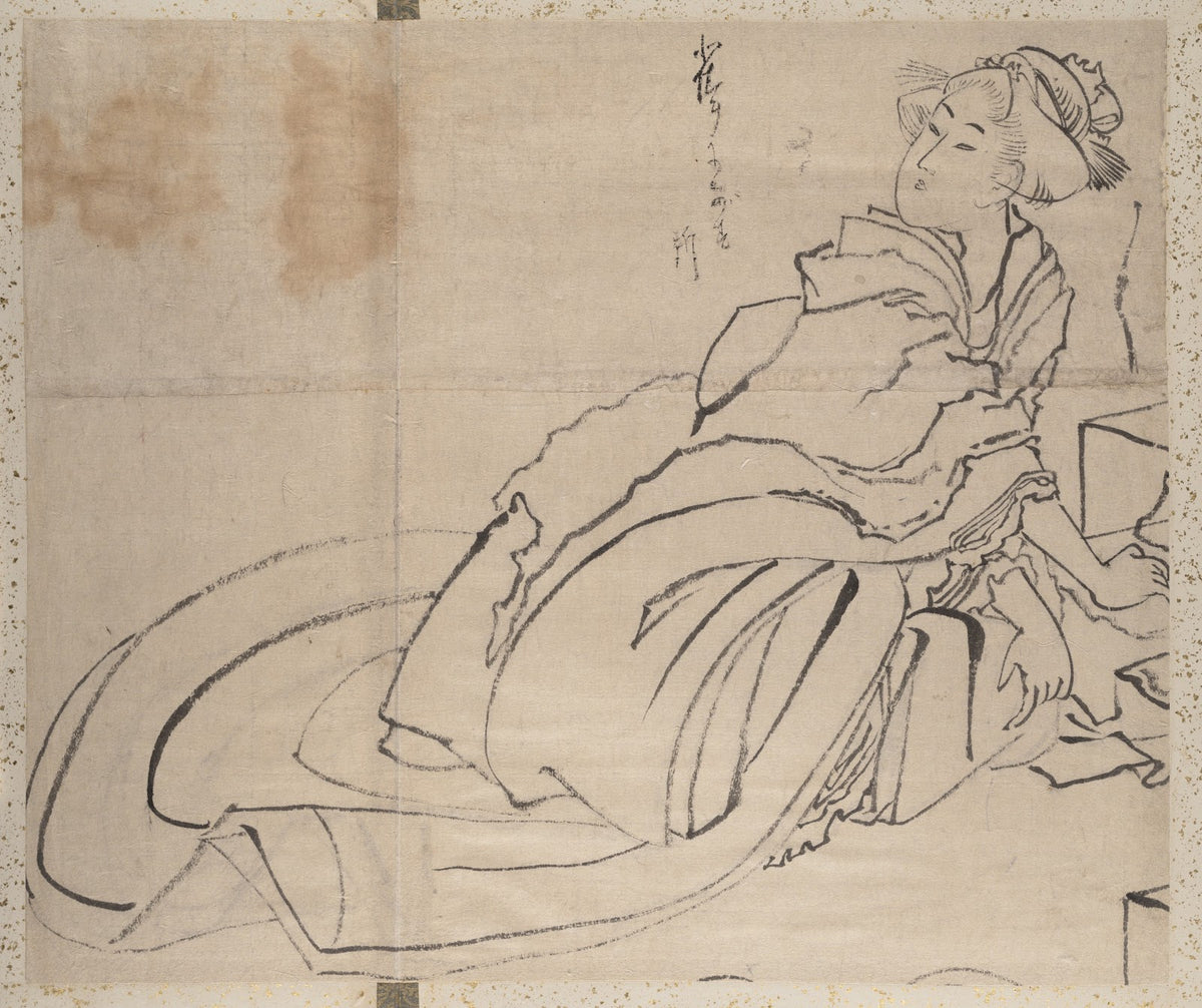 Album of Sketches by Katsushika Hokusai and His Disciples Pl56 19th century