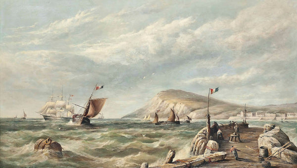 Bustling Activity Off The French Coast