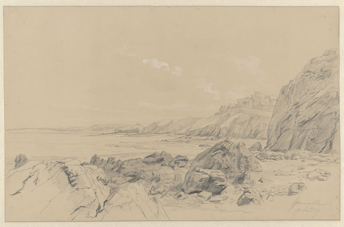 Kustlandschap te Granville 1849