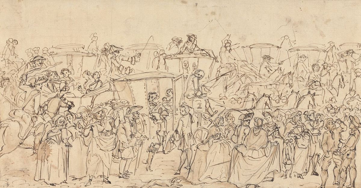The Earthquake Scare in Piccadilly 1750