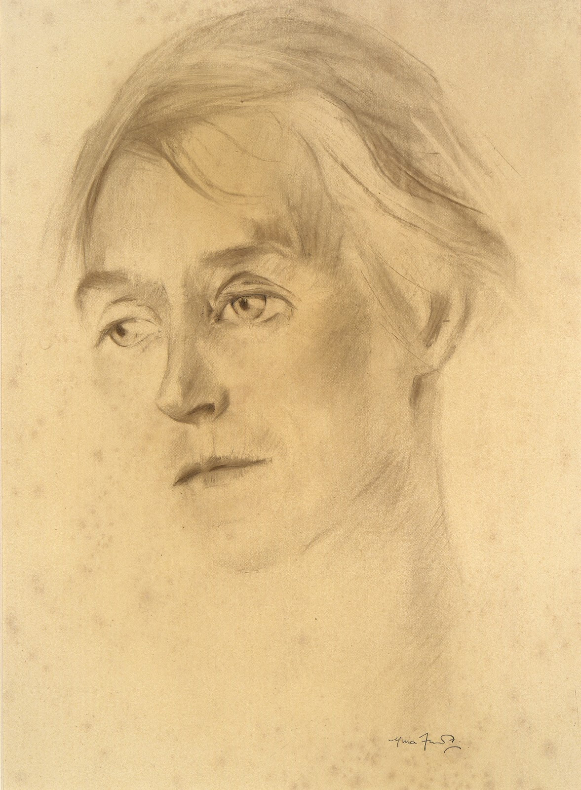 Head of a woman circa 1920