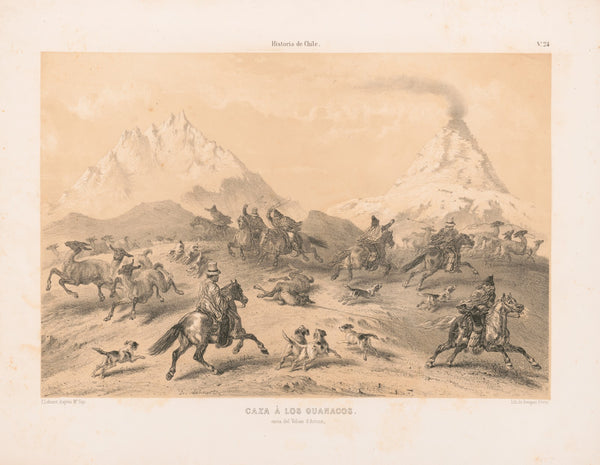 Caza à los guanacos 1844 1860