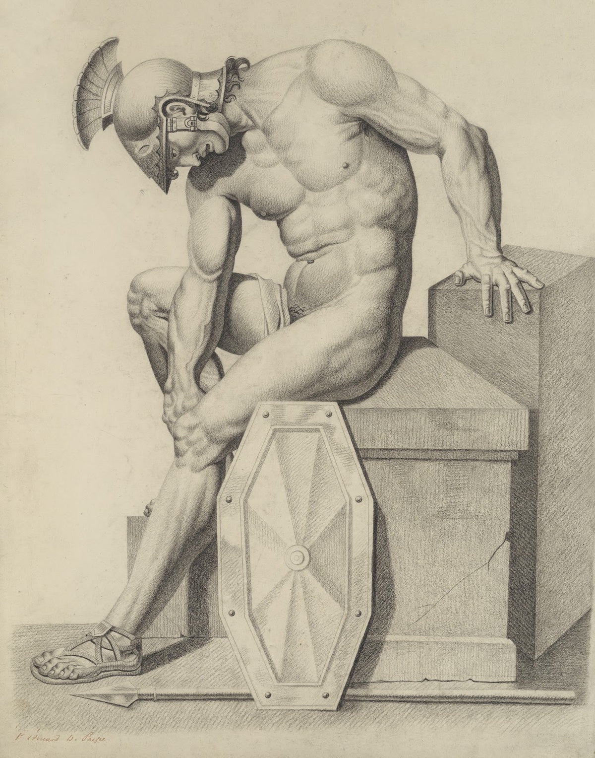 Roman soldier 1834