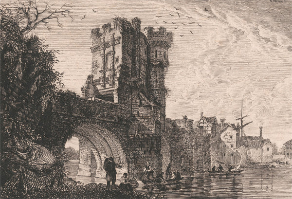 The Old Welsh Bridge at Shrewsbury